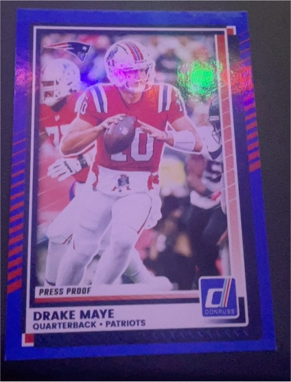 2025 Panini Donruss #58 Drake Maye — front