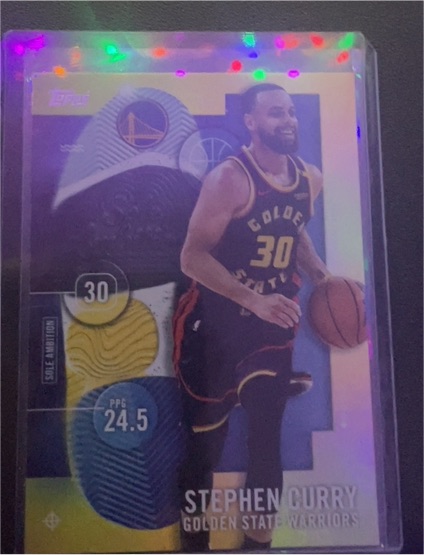 2025-26 Topps #SA-3 Stephen Curry Sole Ambition — front