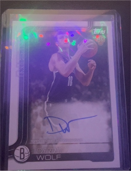 2024 Topps Chrome Danny Wolf — front