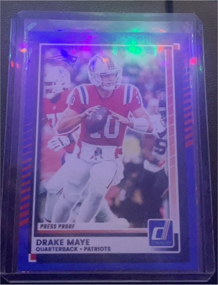 2025 Panini Donruss #58 Drake Maye — front