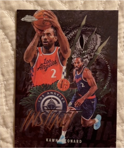 2025-26 Topps Chrome #INS-2 Kawhi Leonard Instinct — front