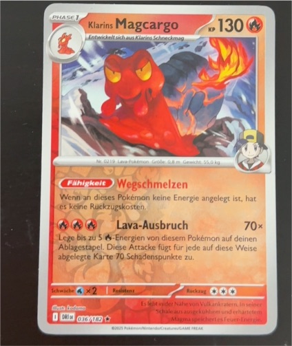 2025 Pokémon Destined Rivals #036 Magcargo — front