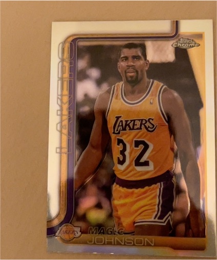 2025-26 Topps Chrome #244 Magic Johnson — front