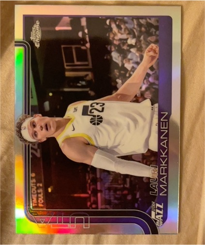 2025-26 Topps Chrome #238 Lauri Markkanen — front