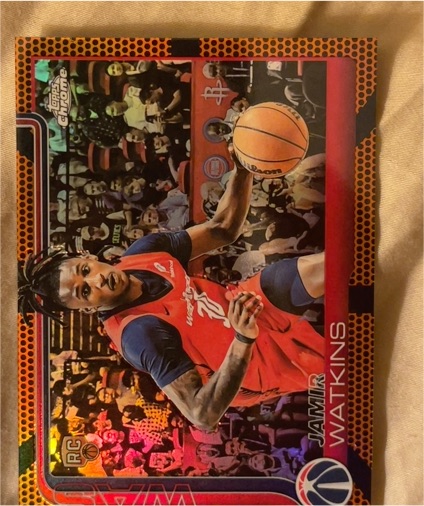 2025-26 Topps Chrome #294 Jamir Watkins — front