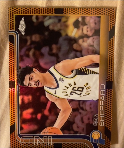 2025-26 Topps Chrome #94 Ben Sheppard — front