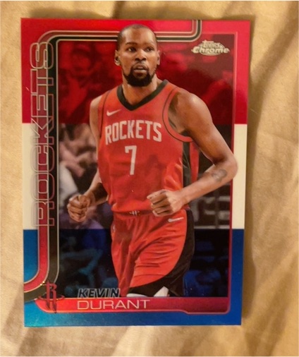 2025-26 Topps Chrome #155 Kevin Durant — front