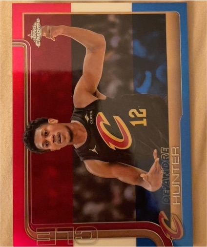2025-26 Topps Chrome #73 De'Andre Hunter — front