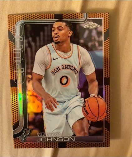 2025-26 Topps Chrome #220 Keldon Johnson — front