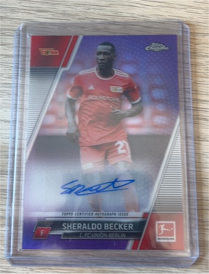 2021-22 Topps Chrome Bundesliga #BCA-SB Sheraldo Becker — front