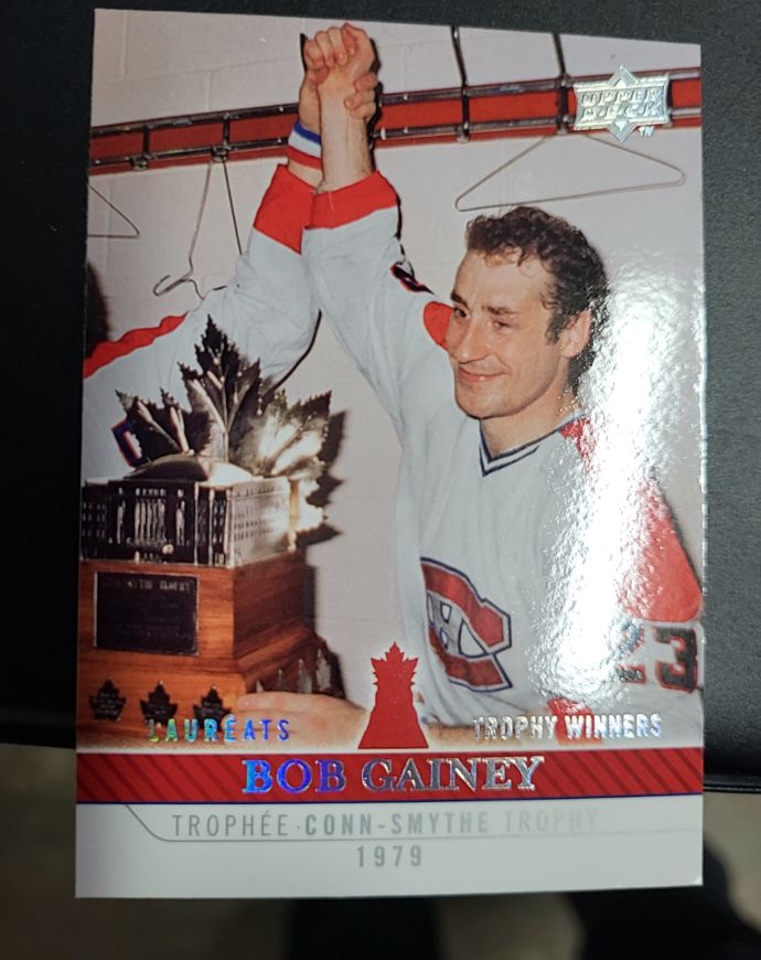 2008-09 Upper Deck Montreal Canadiens Centennial Trophy Winners #262 Bob Gainey — front