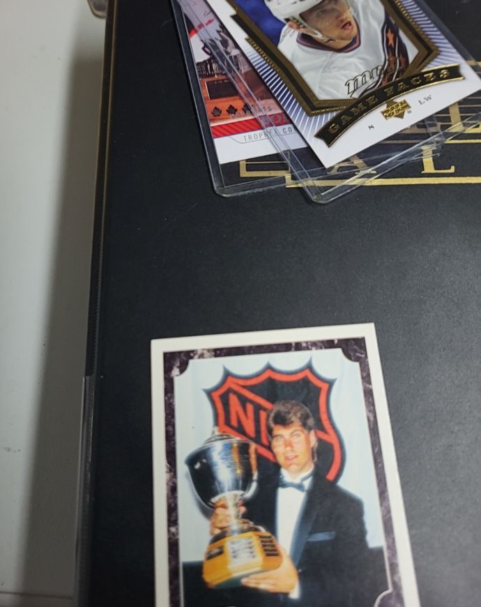 1991 Score #319 Ray Bourque Norris Trophy Award Winner — front