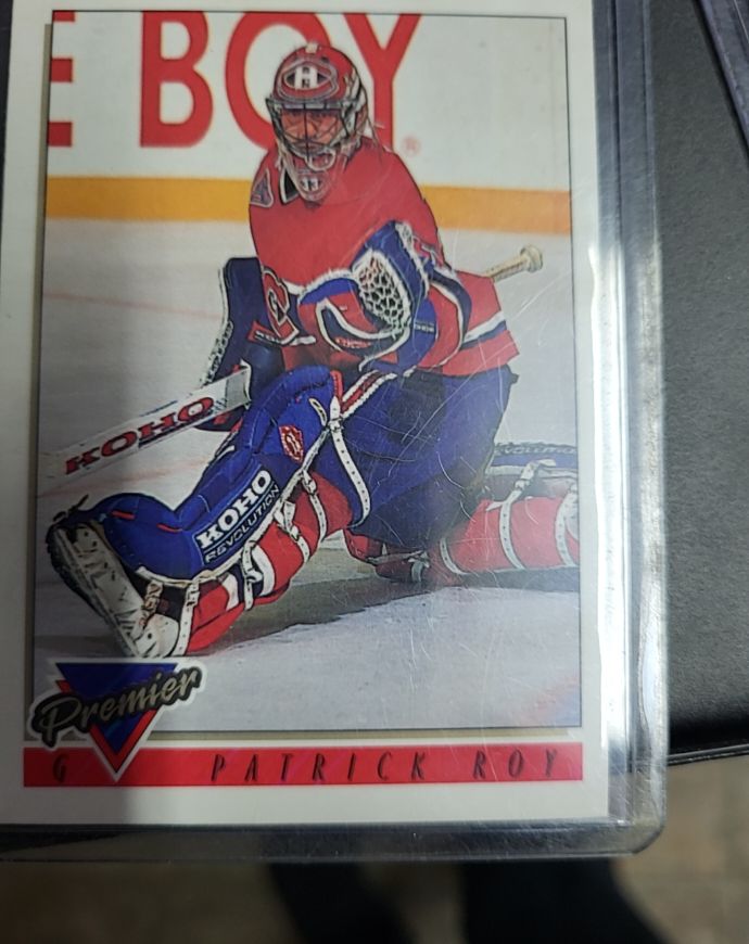 1993-94 Topps Premier #1 Patrick Roy — front