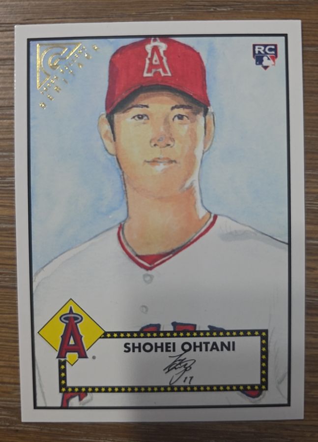 2018 Topps Gallery Heritage #H-26 Shohei Ohtani Rookie Card — front