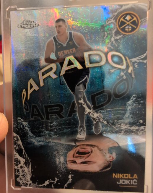 2025 Topps Chrome Paradox #PX-6 Nikola Jokic — front