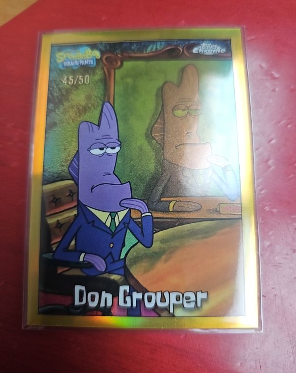 2025 Topps Chrome SpongeBob #181 Don Grouper — front