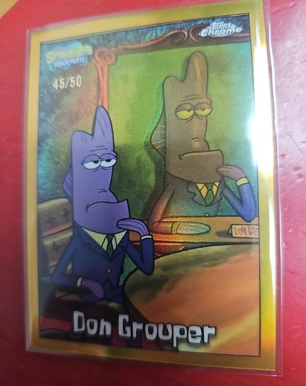 2025 Topps Chrome SpongeBob SquarePants #181 Don Grouper — front