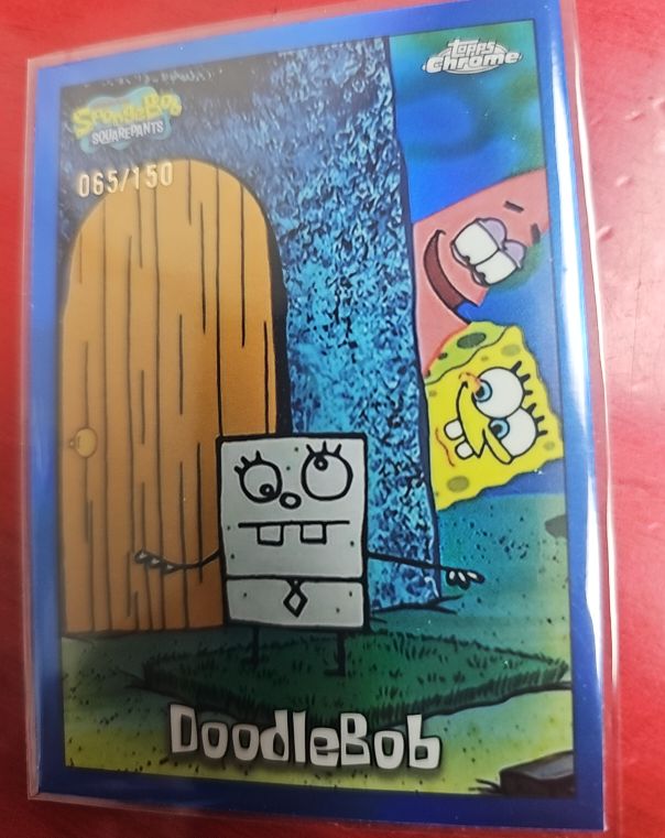 2025 Topps Chrome SpongeBob SquarePants #2 DoodleBob — front