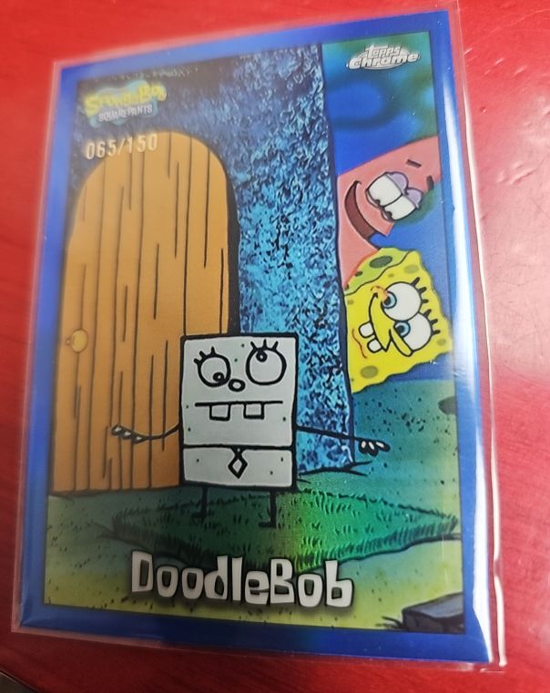 2025 Topps Chrome SpongeBob SquarePants #2 DoodleBob — front