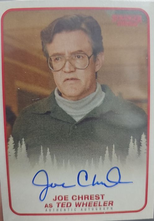 2019 Stranger Things Season 2 Joe Chrest 'Ted Wheeler' Autograph Card A-TW — front