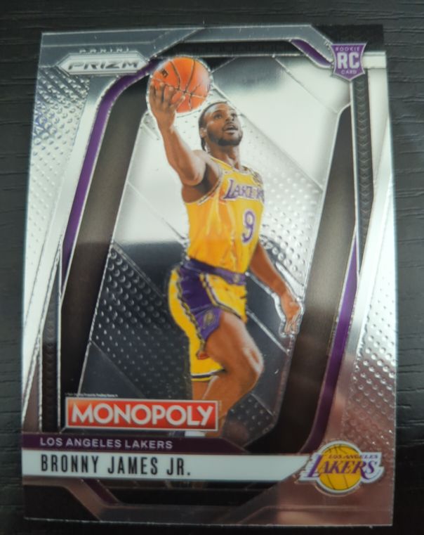 2024-25 Panini Prizm Monopoly #45 Bronny James Jr. — front