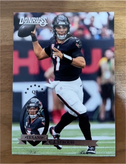 2025 Panini Donruss #40 C.J. Stroud Retro 1995 Houston Texans — front