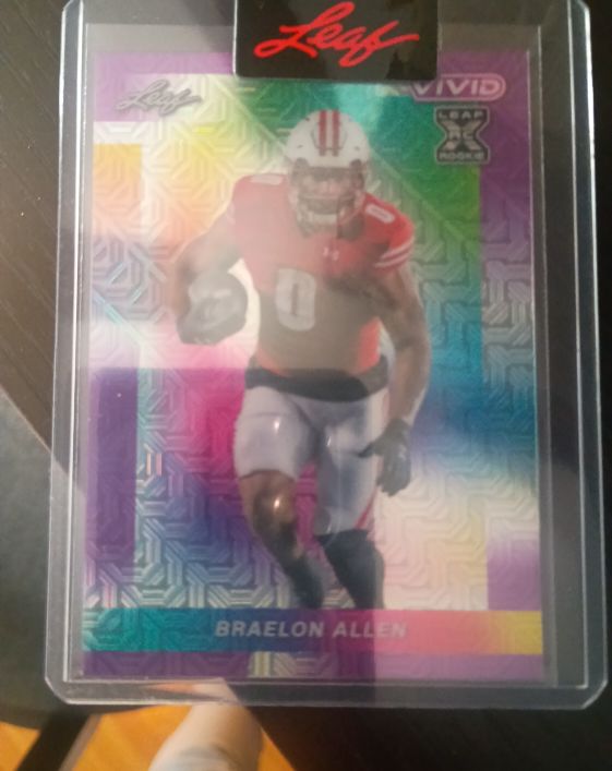 2024 Leaf Vivid Braelon Allen — front