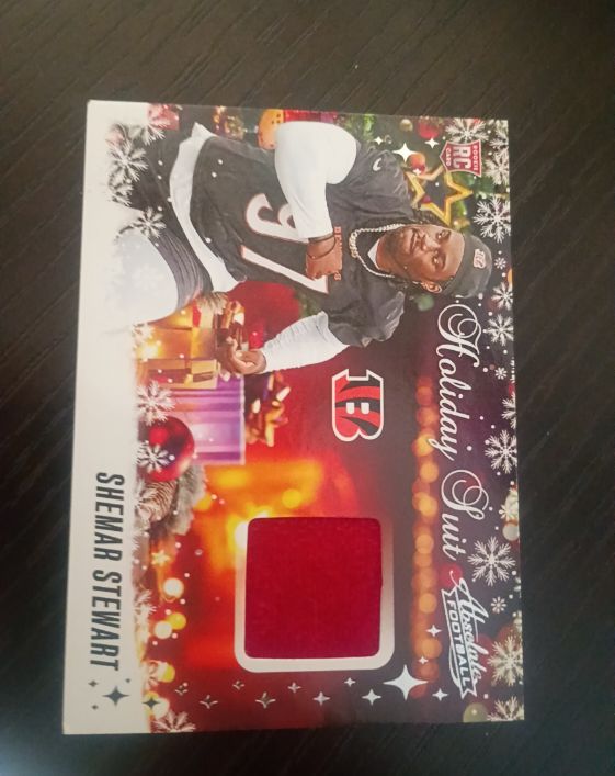 2025 Panini Absolute Holiday Suit Patch #HS-SST Shemar Stewart — front
