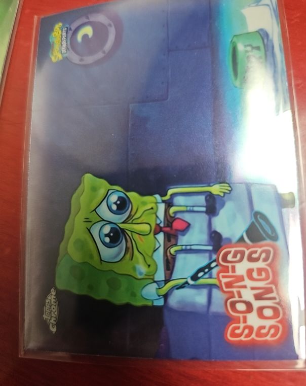 2025 Topps Chrome SpongeBob SquarePants #S-3 Gary's Song S-O-N-G Songs — front
