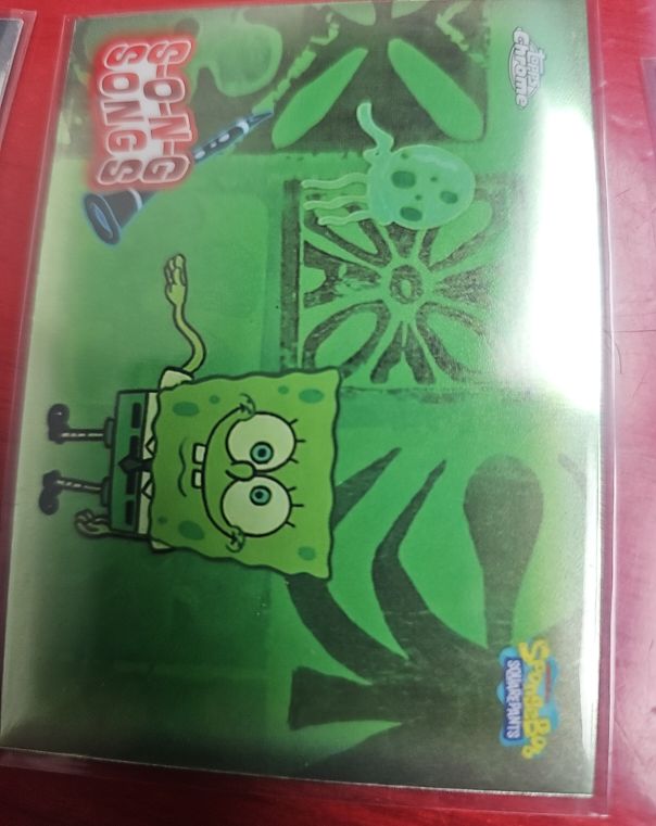2025 Topps Chrome SpongeBob SquarePants #S-9 The Jellyfish Jam — front
