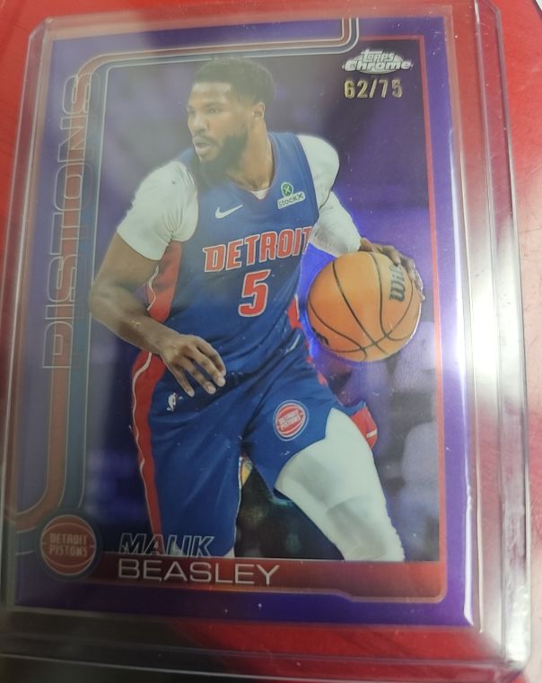 2025-26 Topps Chrome #36 Malik Beasley — front