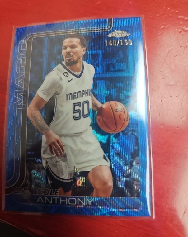 2025-26 Topps Chrome #175 Cole Anthony — front
