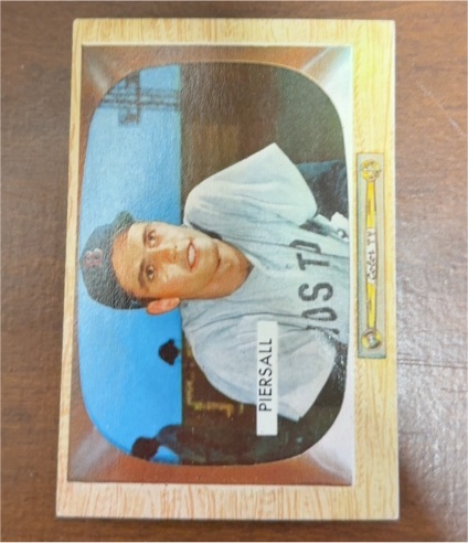 1955 Bowman #16 Jim Piersall — front