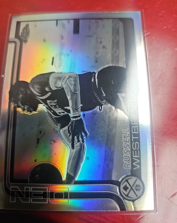 2025 Topps Chrome Basketball Russell Westbrook — front