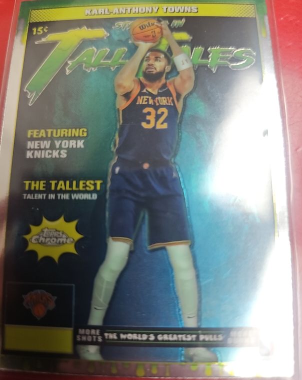 2025-26 Topps Chrome Tall Tales #TT-32 Karl-Anthony Towns — front