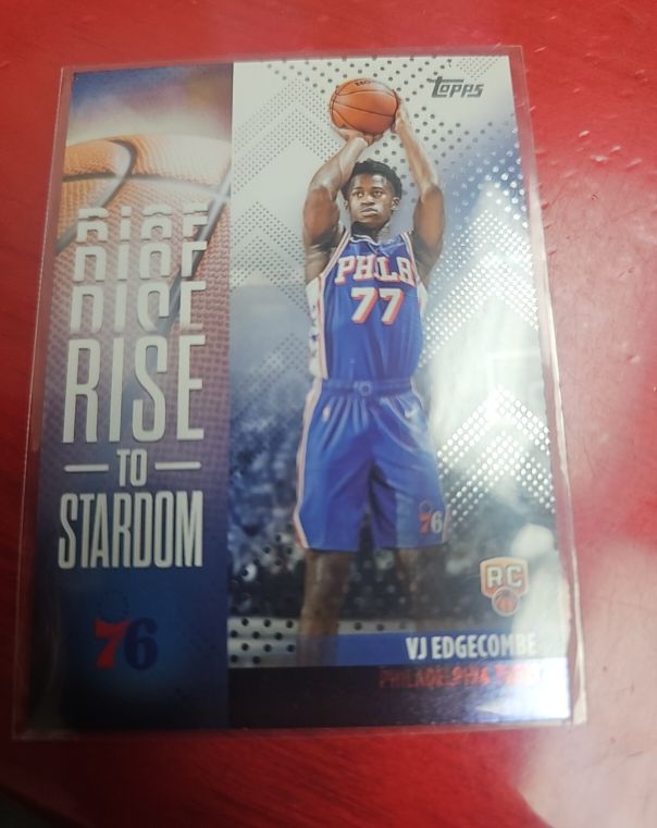 2025-26 Topps #RTS-3 VJ Edgecombe Rise to Stardom Rookie — front