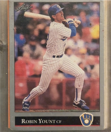 1992 Leaf #64 Robin Yount — front