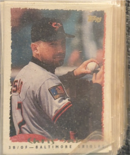 1995 Topps #137 Chris Sabo — front