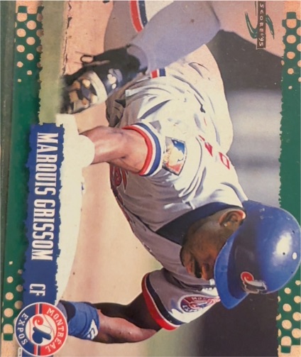 1995 Score #246 Marquis Grissom — front