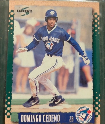 1995 Score #7 Domingo Cedeno — front