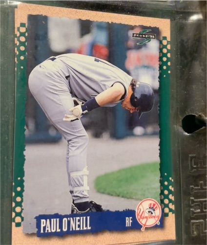 1995 Score #41 Paul O'Neill — front