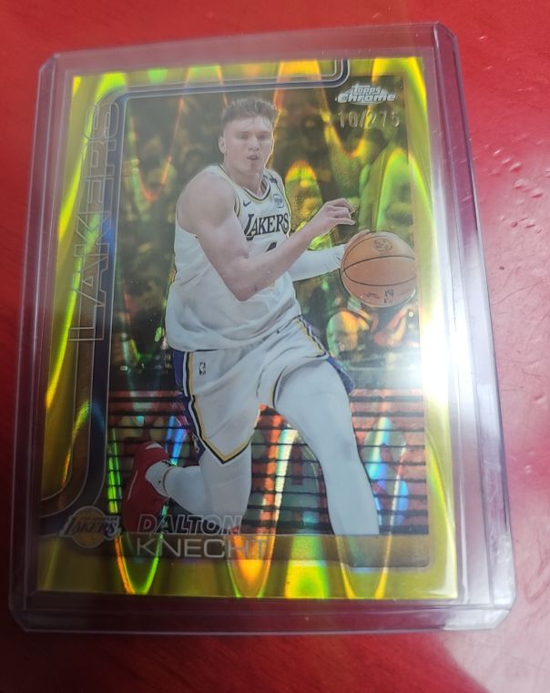 2025-26 Topps Chrome #130 Dalton Knecht — front