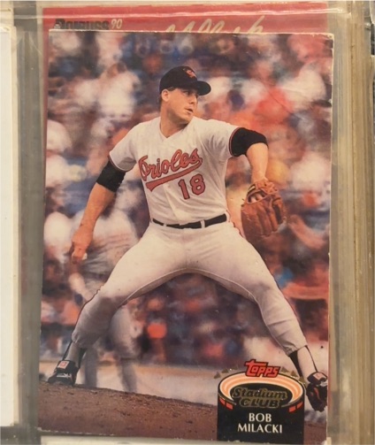1992 Topps Stadium Club #399 Bob Milacki — front