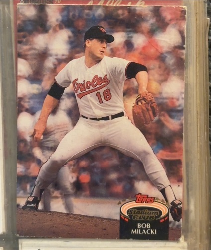 1992 Topps Stadium Club #331 Bob Milacki — front