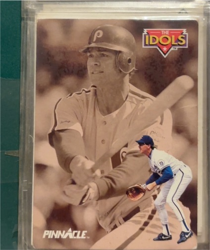 1992 Pinnacle #284 Dale Murphy / Wally Joyner The Idols — front