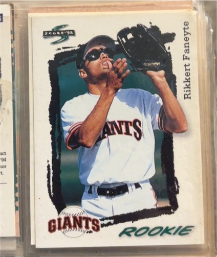 1995 Score #282 Rikkert Faneyte — front