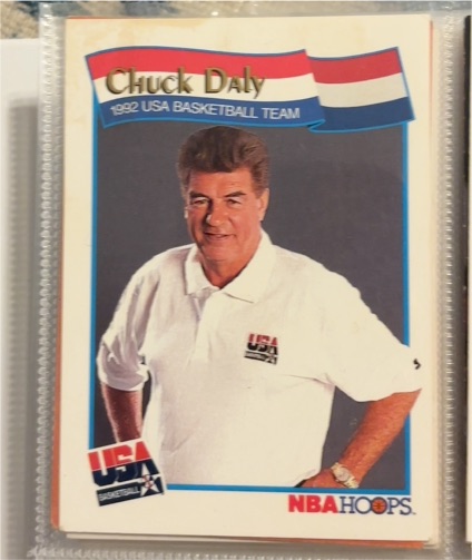1991-92 Hoops #61 Chuck Daly — front