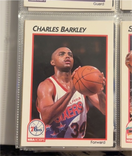 1991-92 NBA Hoops #30 Charles Barkley — front