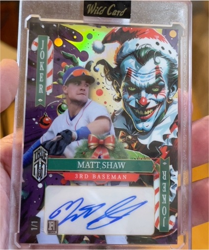2025 Wild Card Jokers Wild #Joker Matt Shaw — front