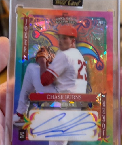 2024 Wild Card Joker #Joker Chase Burns — front